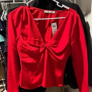 NWT Red Abercrombie & Fitch top